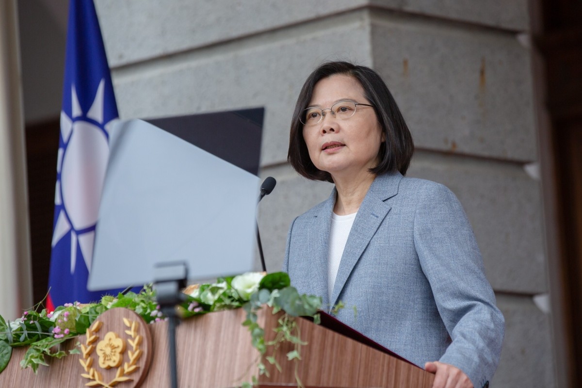 Taiwanese President Tsai Ing-wen says her administration will look at ways to help people wanting to relocate from Hong Kong over concerns about Beijing’s national security legislation. Photo: EPA-EFE