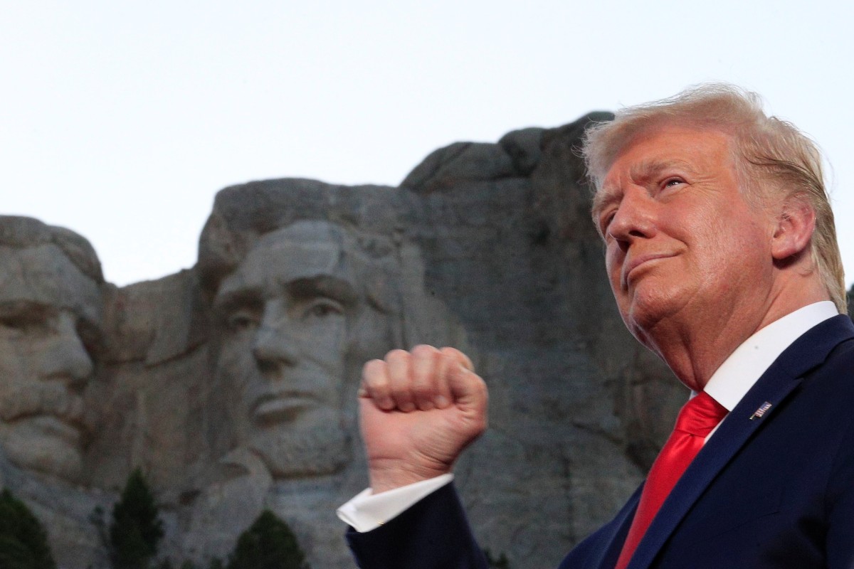 Donald Trump Condemns Left Wing Cultural Revolution At Mount Rushmore Rally South China Morning Post