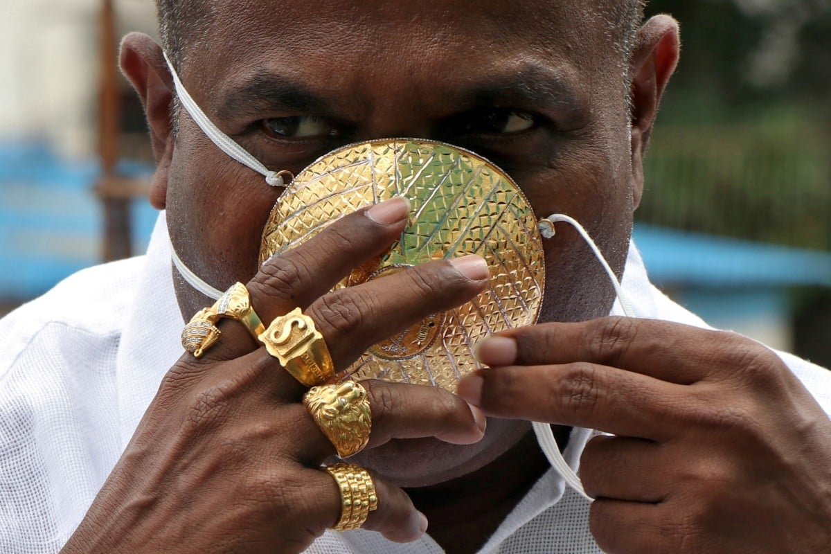 Coronavirus bling bling: Indian businessman wears US$4,000 custom ...