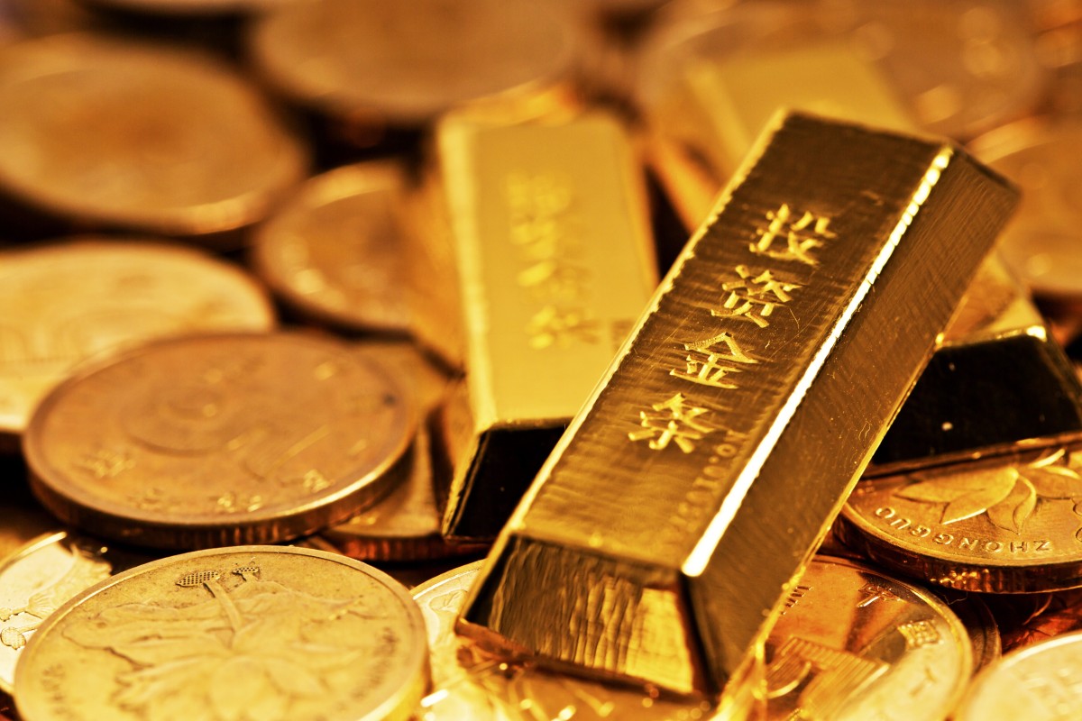 A sample of a Chinese gold bar. Photo: Handout