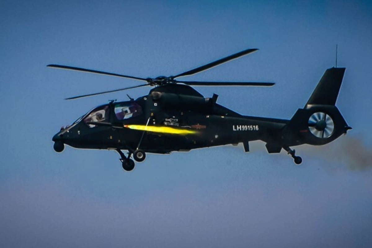 China has developed a new long-range missile for use in military helicopters. Photo: 81.com