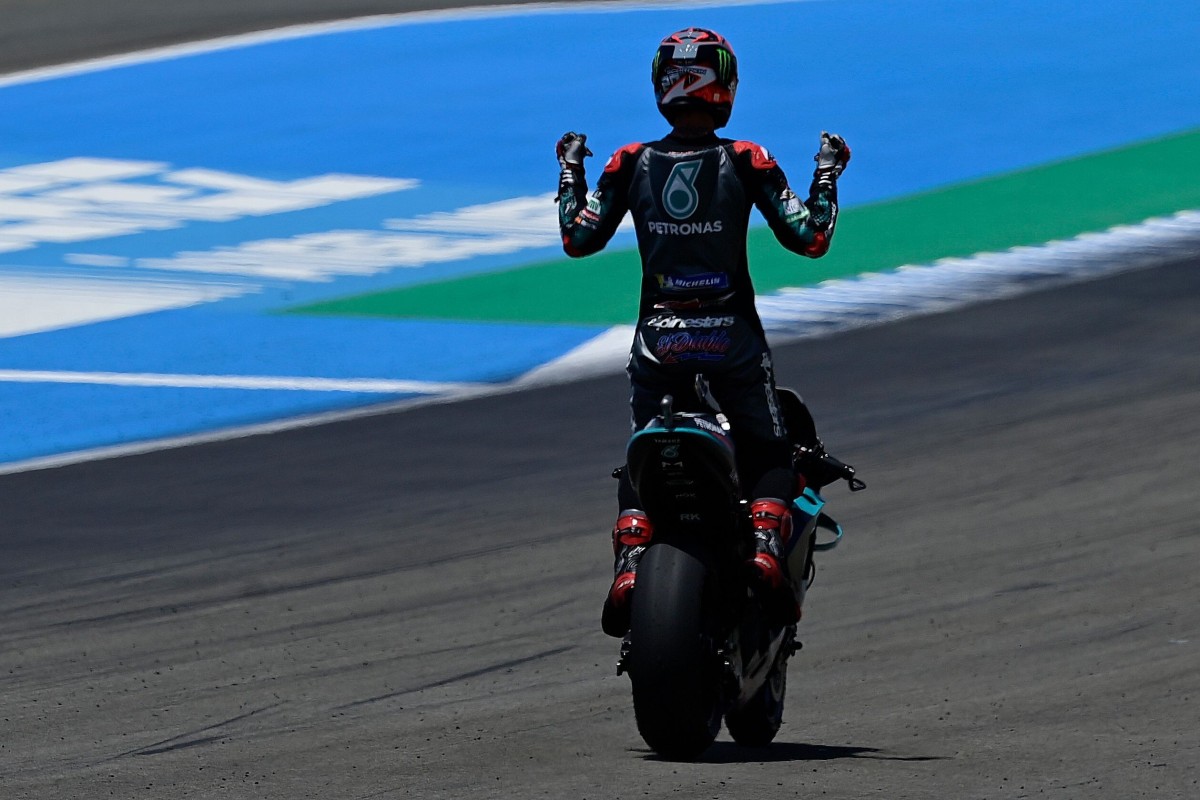 Quartararo reigns in Spain for the second time as he dominates ...