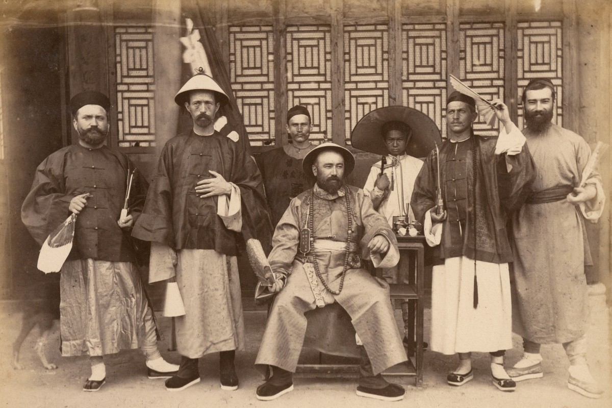 Officers of a French mission in China, circa 1890. Photo: Getty Images