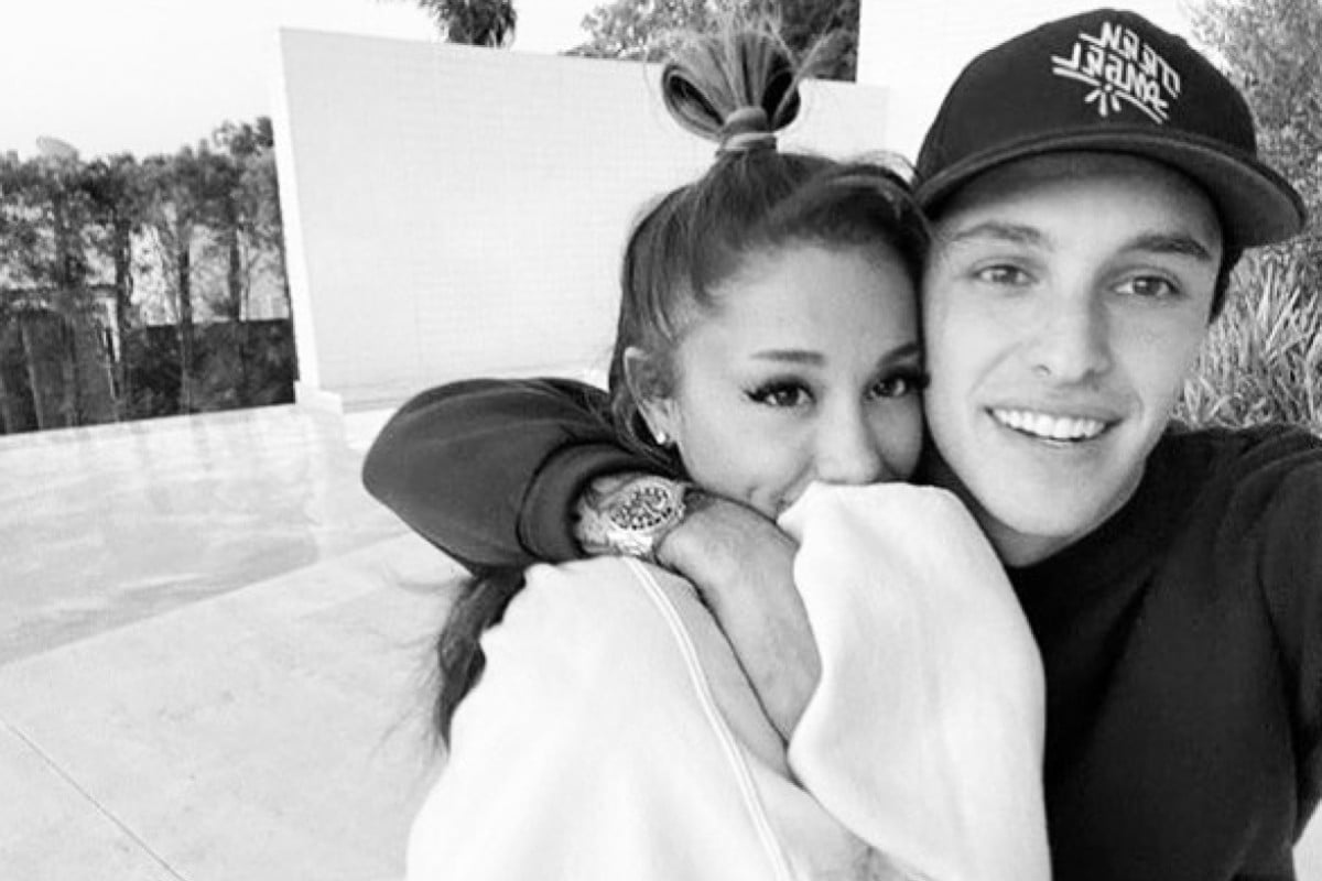 Ariana Grande shocked the world by announcing her relationship to the non-celebrity Dalton Gomez. Photo: @daltongomezfanclub/Instagram