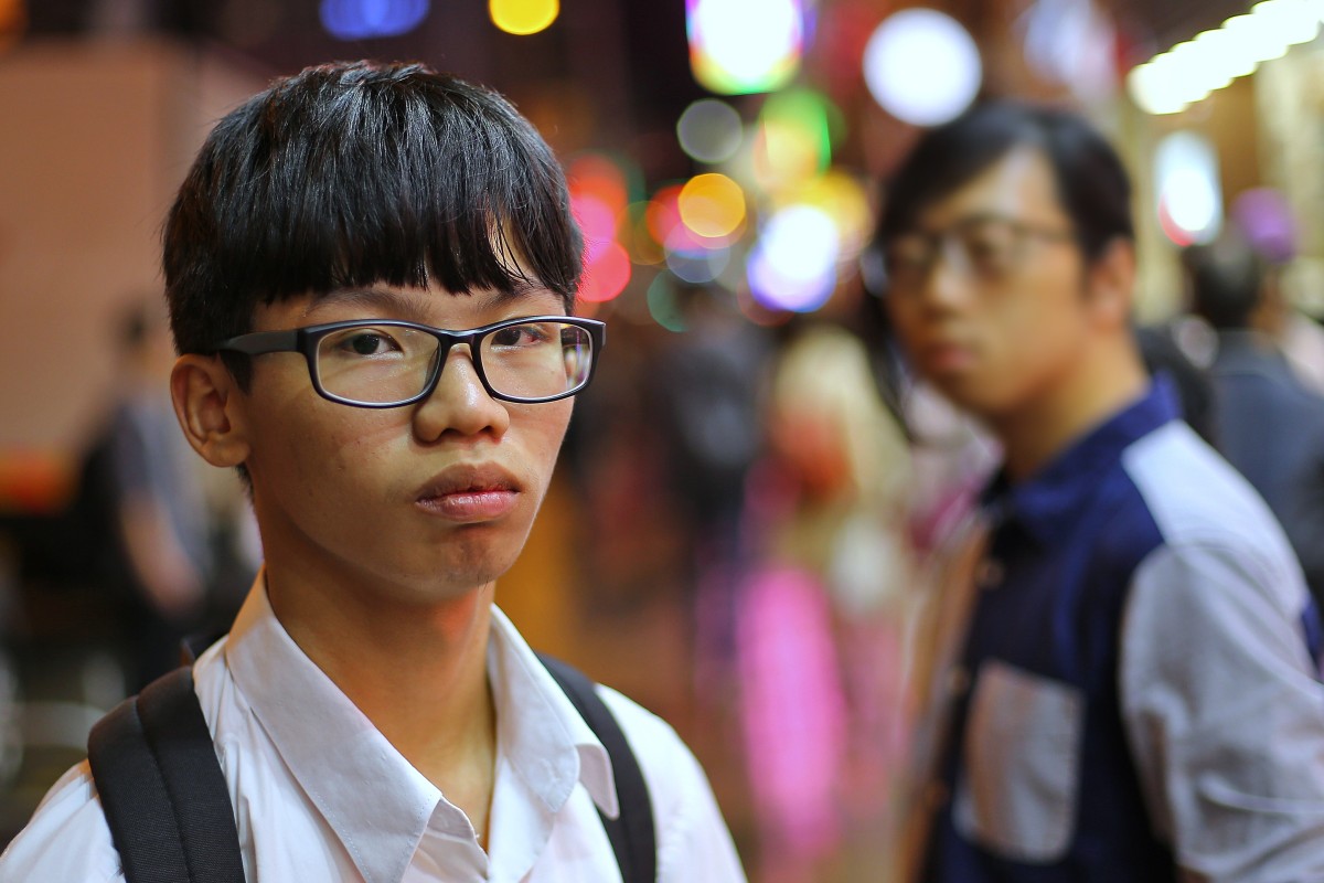 Tony Chung, from disbanded group Studentlocalism, is one of the four suspects. Photo: Dickson Lee