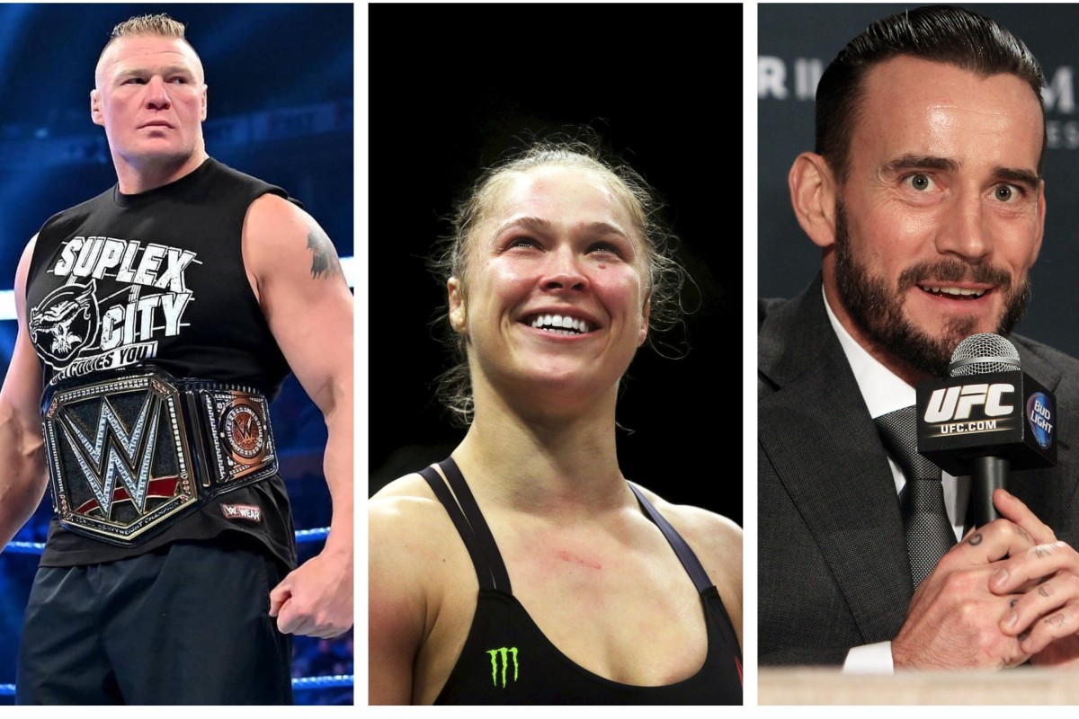 Ronda Rousey, Brock Lesnar, Dan The