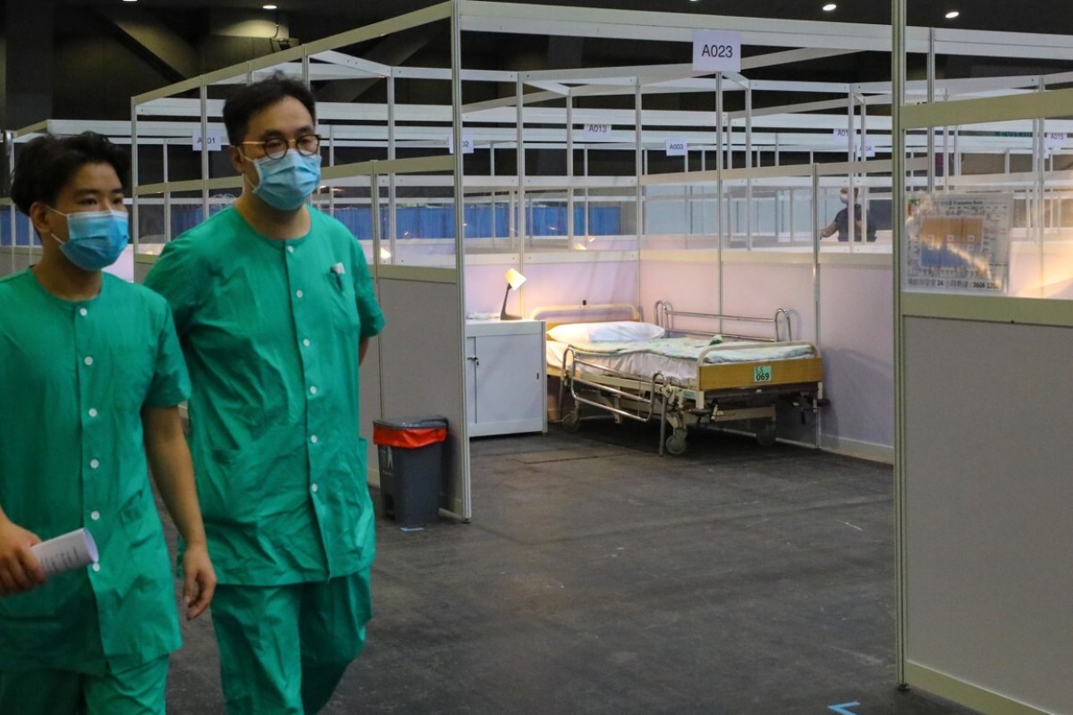 Electronic health platform at AsiaWorld-Expo Covid-19 hospital 