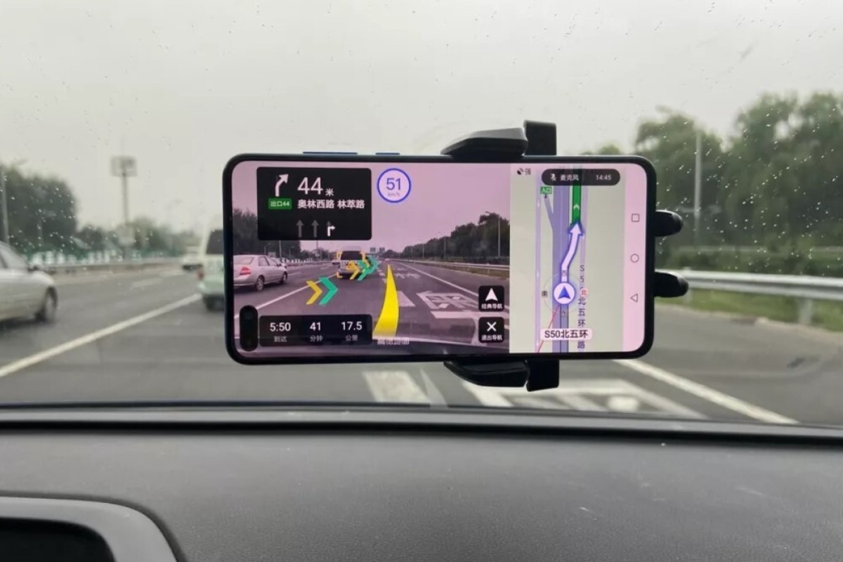 ar driving navigation arrives on