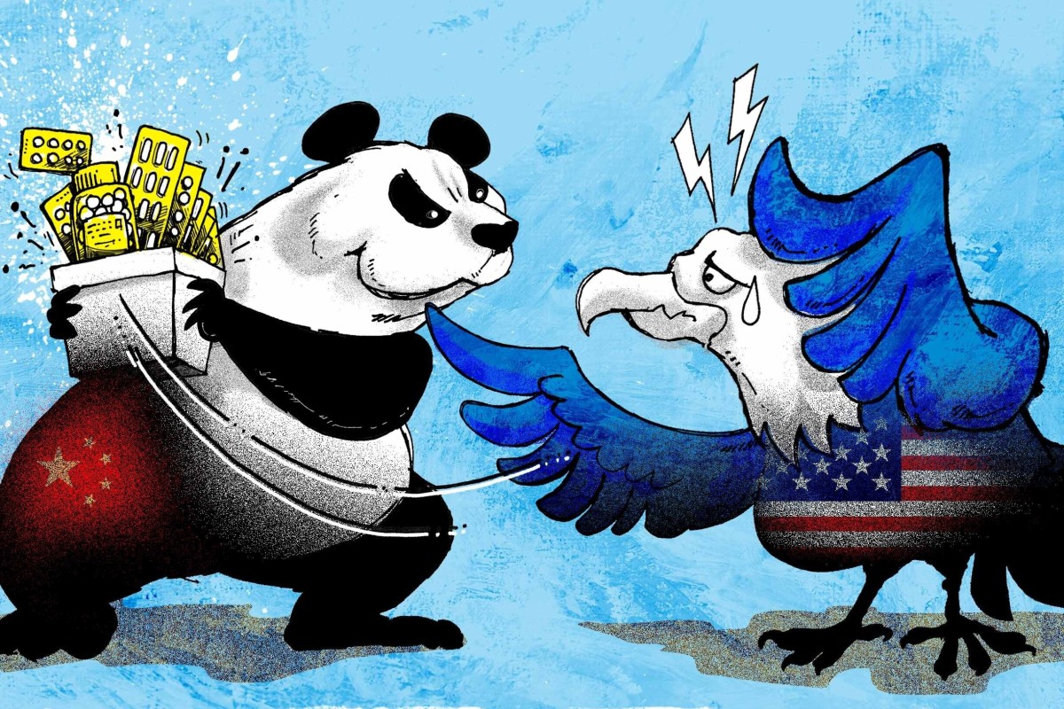The United States is heavily reliant on imported medicines from China. Illustration: Henry Wong