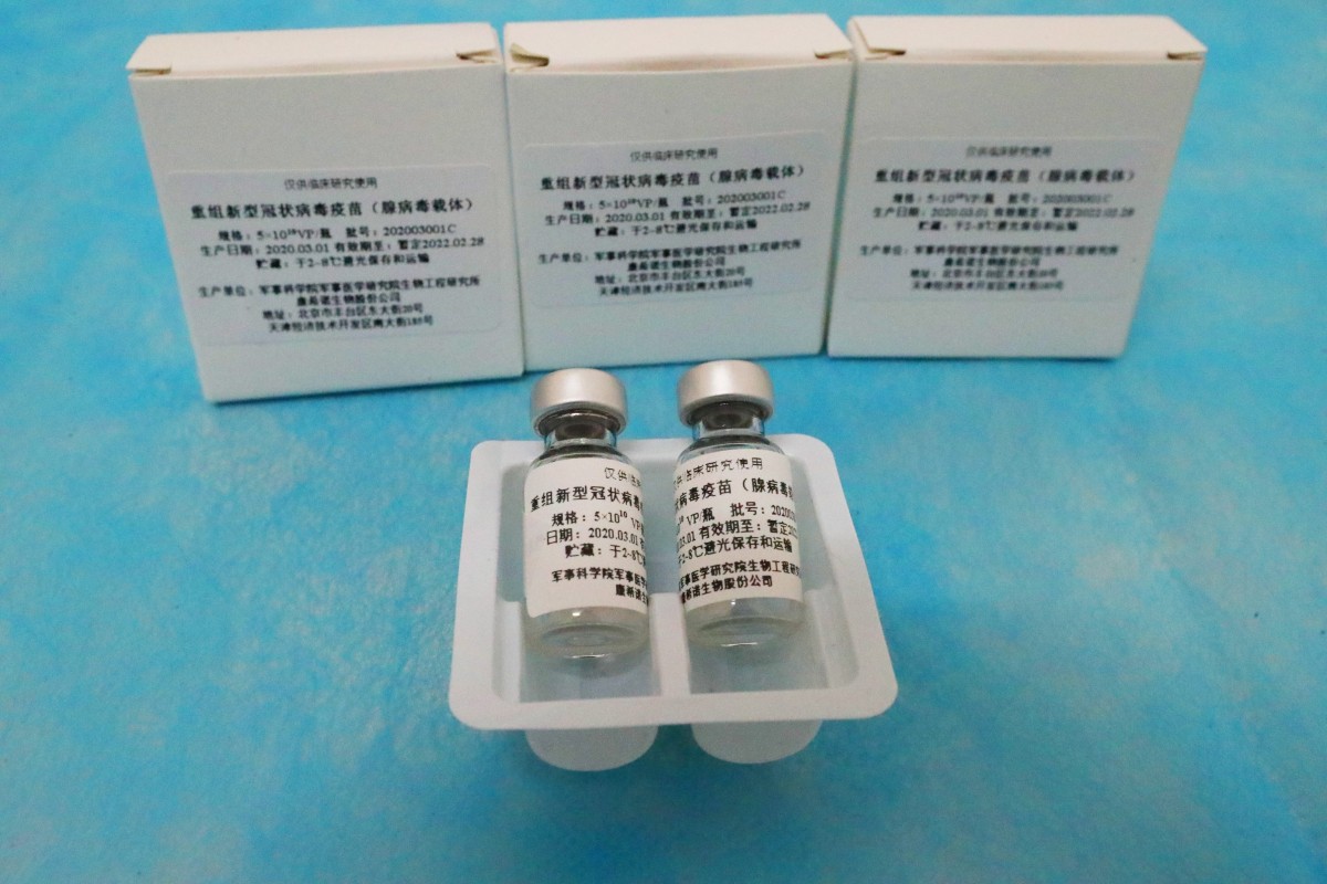 A vaccine co-developed by CanSino Biologics is one of four Chinese candidates. Photo: Reuters