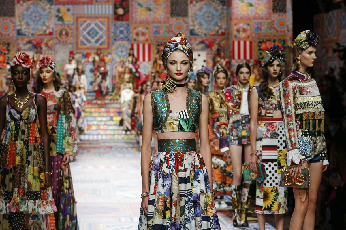 Milan Fashion Week Fendi And Dolce Gabbana Balanced Covid 19 Inspired Looks With Optimistic Colourful Prints To Kick Off 2020 S Hybrid Live Digital Runways South China Morning Post