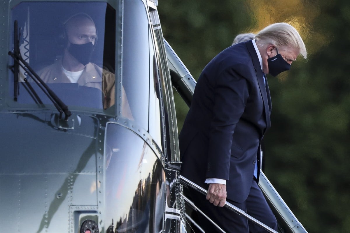 Donald Trump At Military Hospital As More Allies Test Positive For Covid 19 South China Morning Post