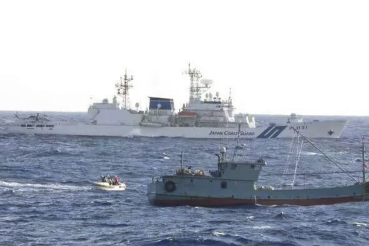 Japan’s coastguard has ordered over 100 Chinese fishing boats out of Japanese waters so far this year. Photo: Japan Coast Guard