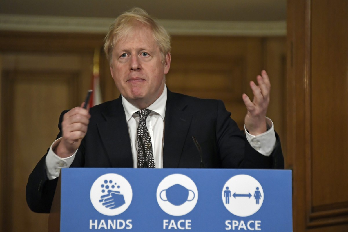 With 1 Million Coronavirus Cases Boris Johnson Announces New National Lockdown For Uk Next Week South China Morning Post
