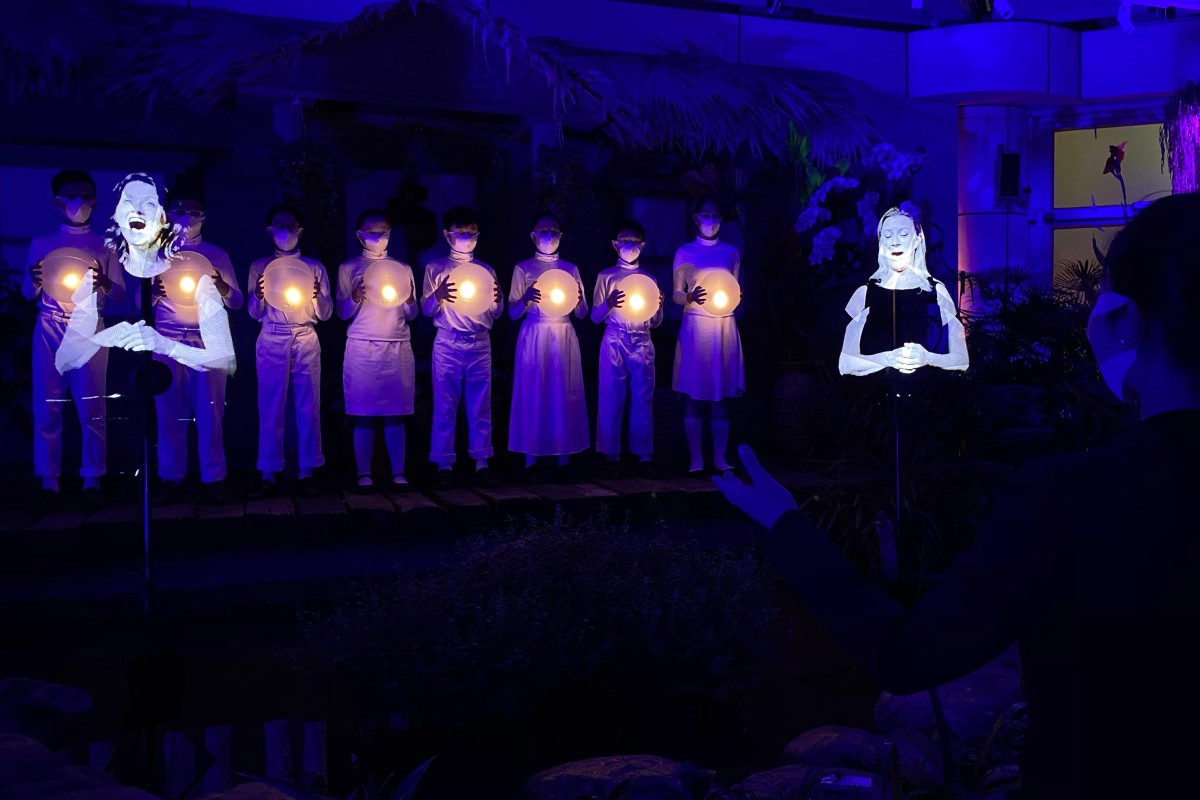 Hong Kong’s virtual reality night production, Aria, sees members of Denmark’s vocal ensemble, Theatre of Voices, appear via hologram alongside a live performance by the Hong Kong Children’s Choir.
