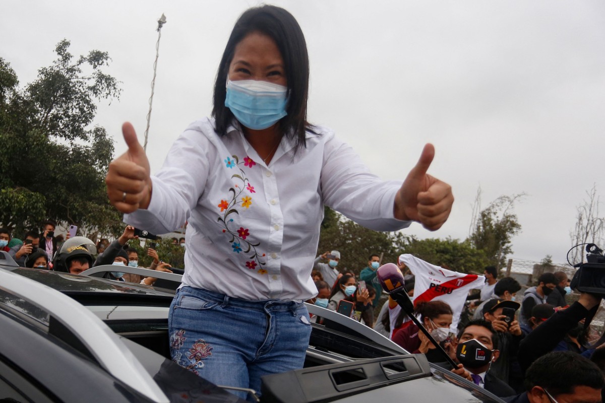 Keiko Fujimori Daughter Of Jailed Autocrat Leading Tight Peru Presidential Race South China Morning Post