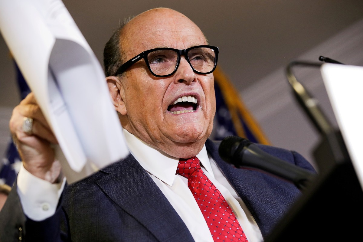 Former New York City mayor Rudy Giuliani. Photo: Reuters