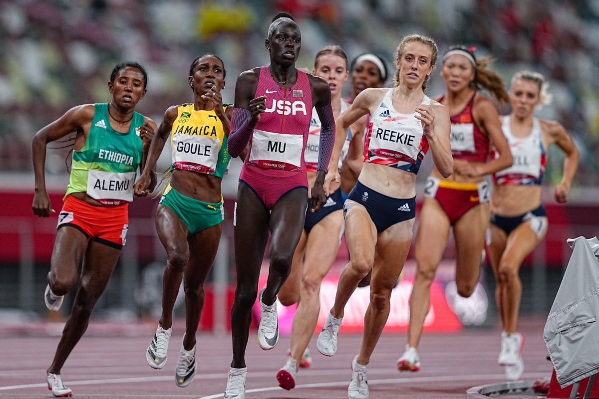 USA’s Athing Mu dominated the 800m final on her way to Tokyo 2020 gold. Photo: DPA