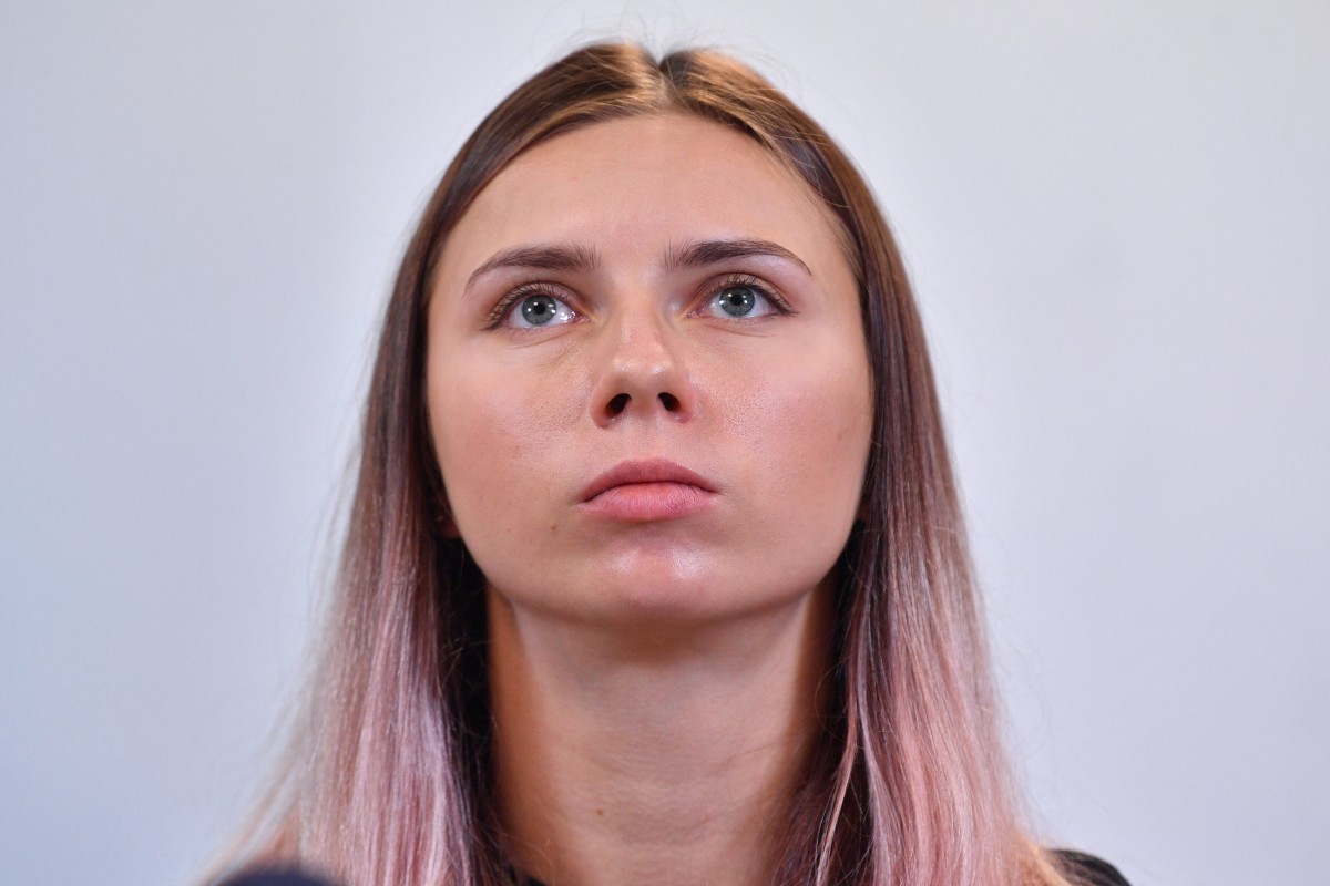 Belarusian Olympic athlete Krystsina Tsimanouskaya. Photo: EPA