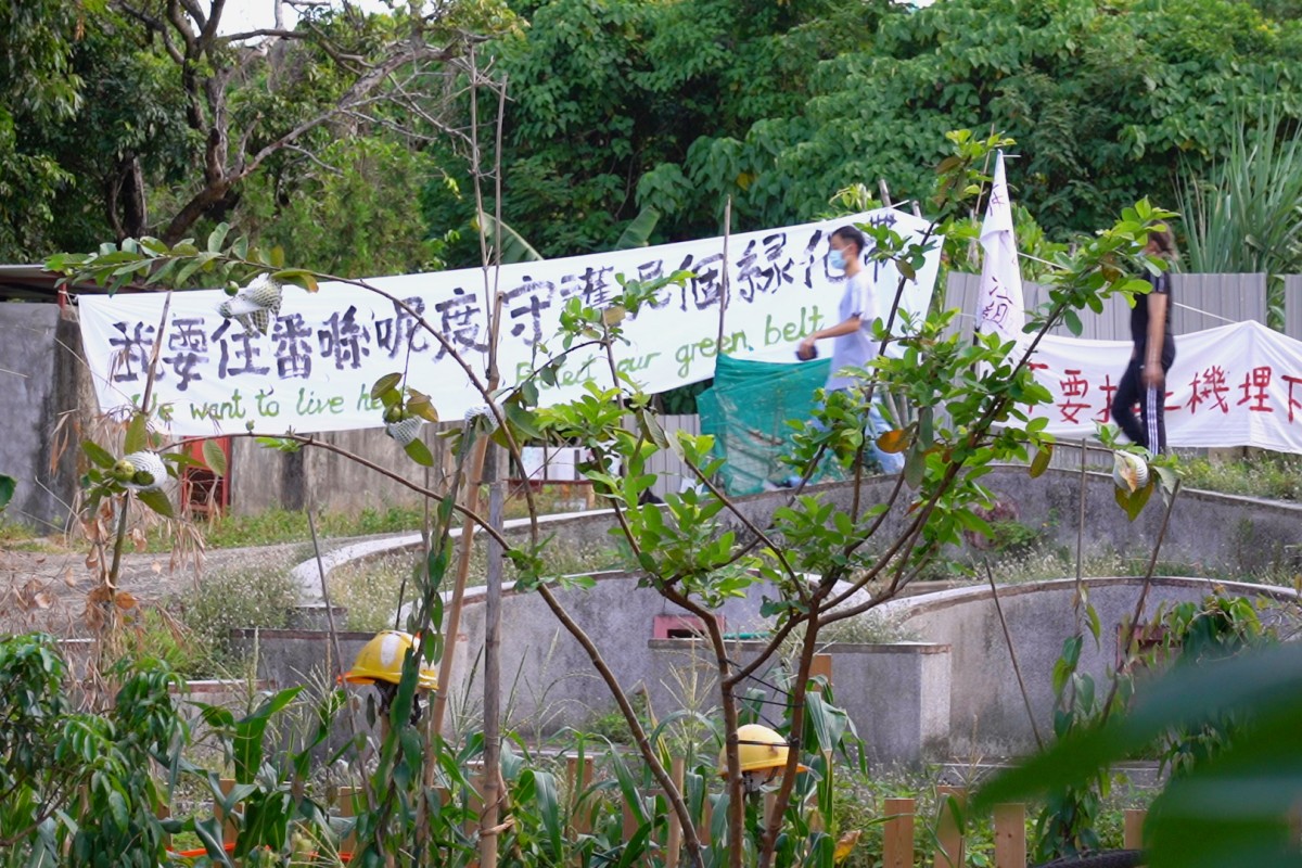 Hong Kong’s Wang Chau villagers defy eviction