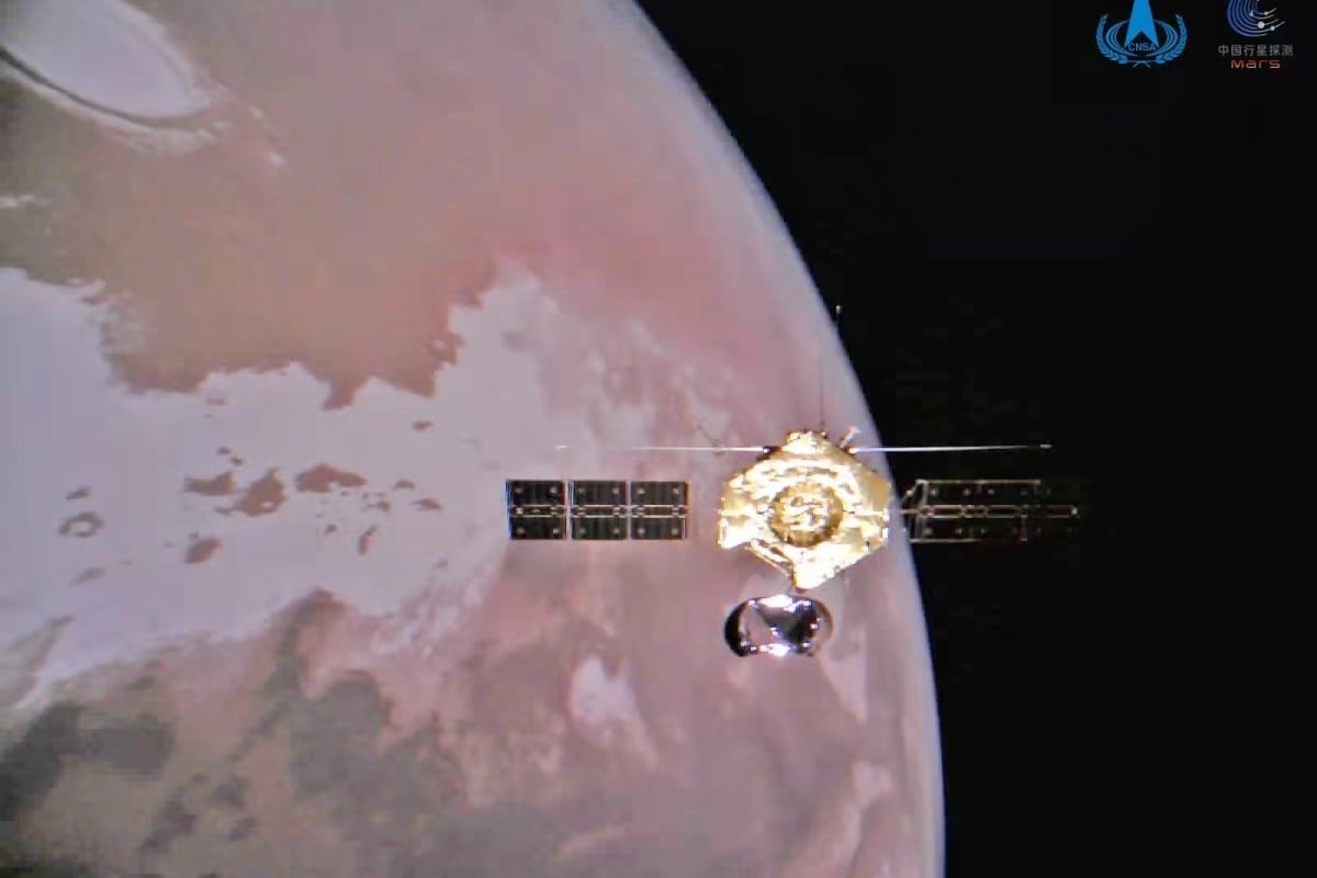 China’s Tianwen-1 sends Mars images