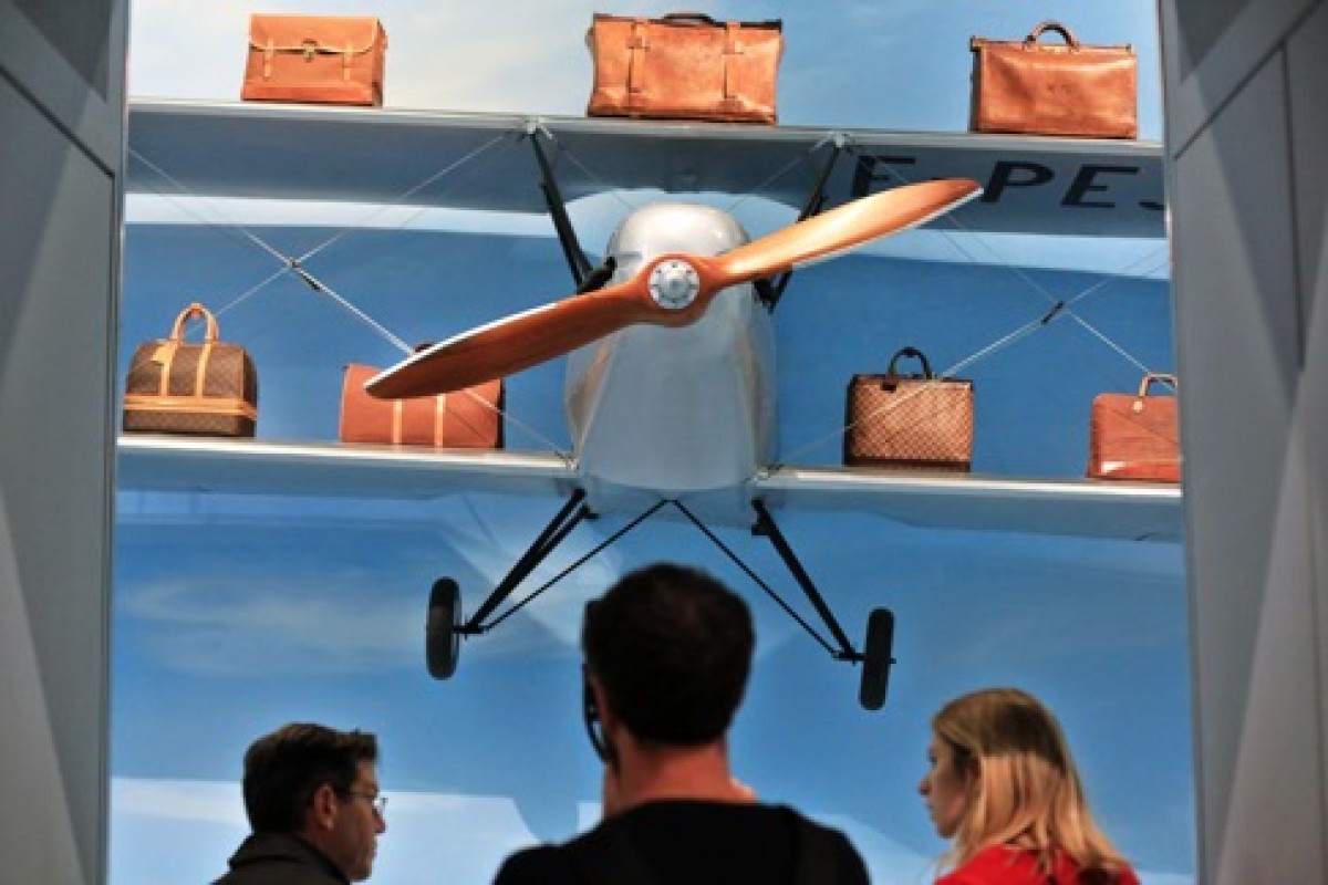 Louis Vuitton Airplane Display