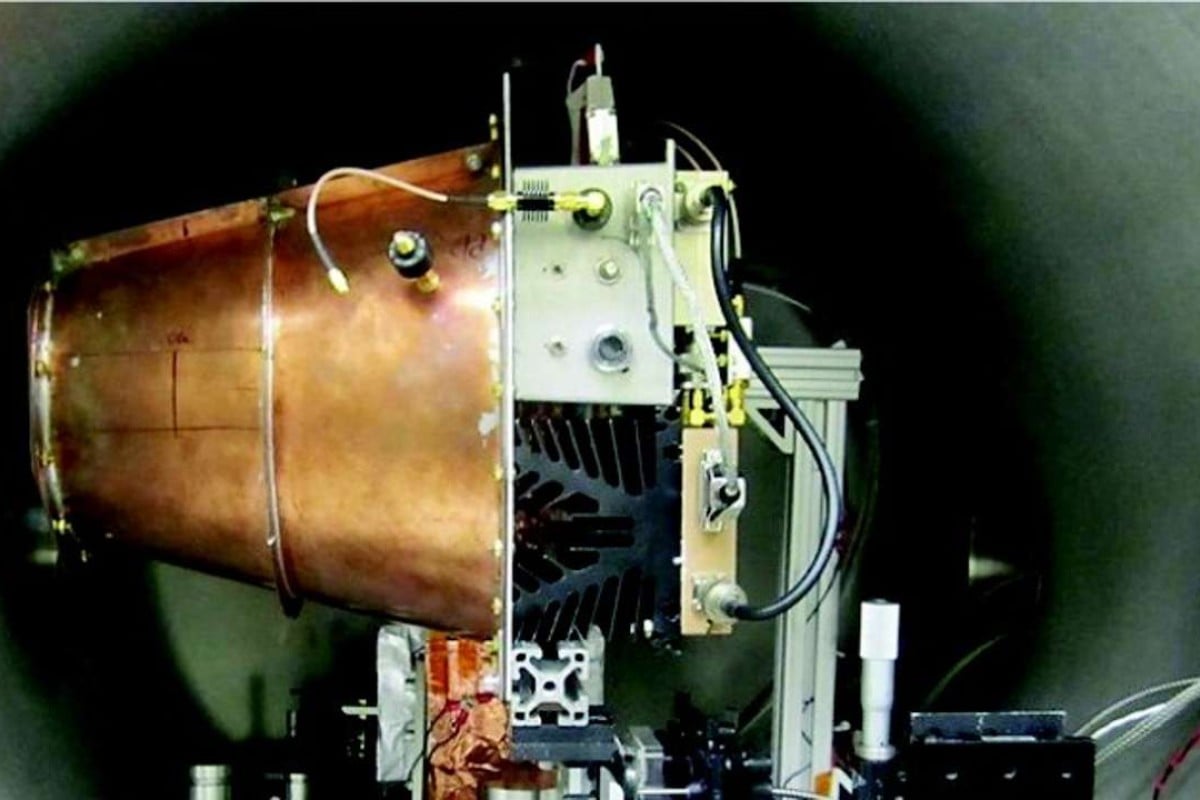 This rocket engine uses no fuel and breaks a law of physics. But a Nasa  test says it works anyway | South China Morning Post