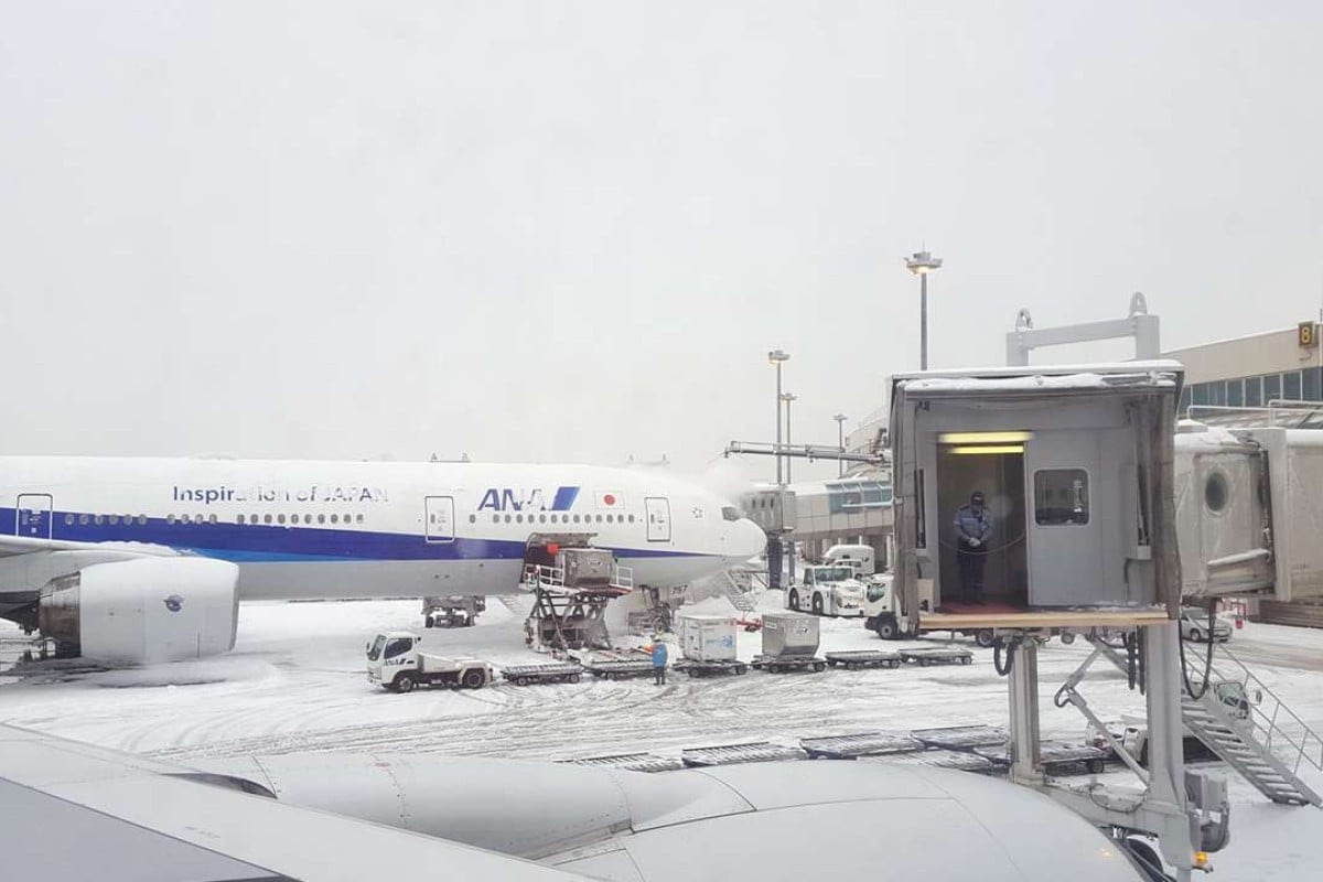Airport now open after snow deluge in Hokkaido delayed at least seven  flights between Sapporo and Hong Kong | South China Morning Post
