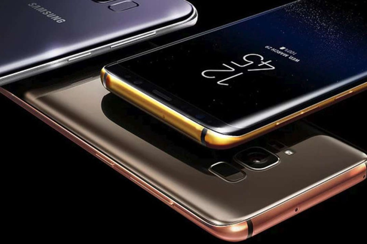 Samsung S8 gold and platinum frames add a luxury edge