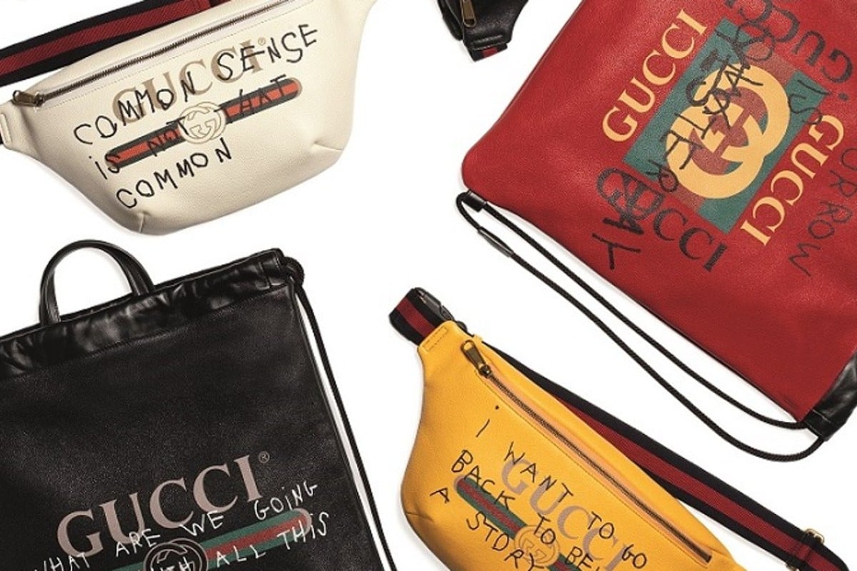 White gucci fanny pack common clearance sense