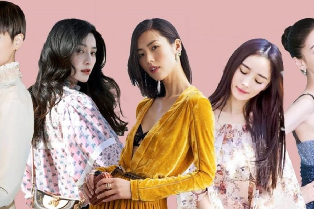 Six Chinese Celebrity Top Models spotted with Longchamp Le Pliage