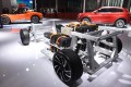 The chassis and batteries of an electric car are displayed at Auto Shanghai 2019. Regardless of the trade war, Beijing will ultimately move to reduce exports of rare earths to meet its own domestic demand, specifically from its electric-vehicle industry. Photo: AFP