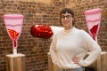Director Florence Schechter poses for a picture during the press preview of the new Vagina Museum in London on Thursday. Photo: AFP