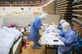 Temporary medical facilities have been set up throughout Wuhan to treat mild cases of Covid-19. Photo: EPA-EFE