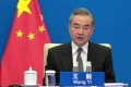 Chinese Foreign Affairs Minister Wang Yi, speaking at the Munich Security Conference on Tuesday, said the EU sanction of four Chinese officials over Xinjiang had “shocked” Beijing and forced a response. Photo: Handout
