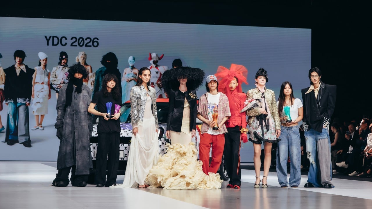 Hong Kong young fashion designers named at YDC as VIP judge Rok Hwang urges a customer, not a bubble