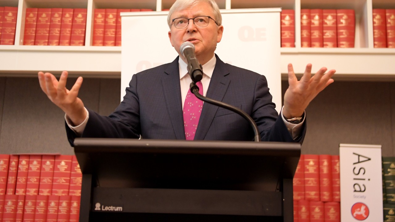China’s slowing economy ‘the biggest elephant in the room’, Kevin Rudd says