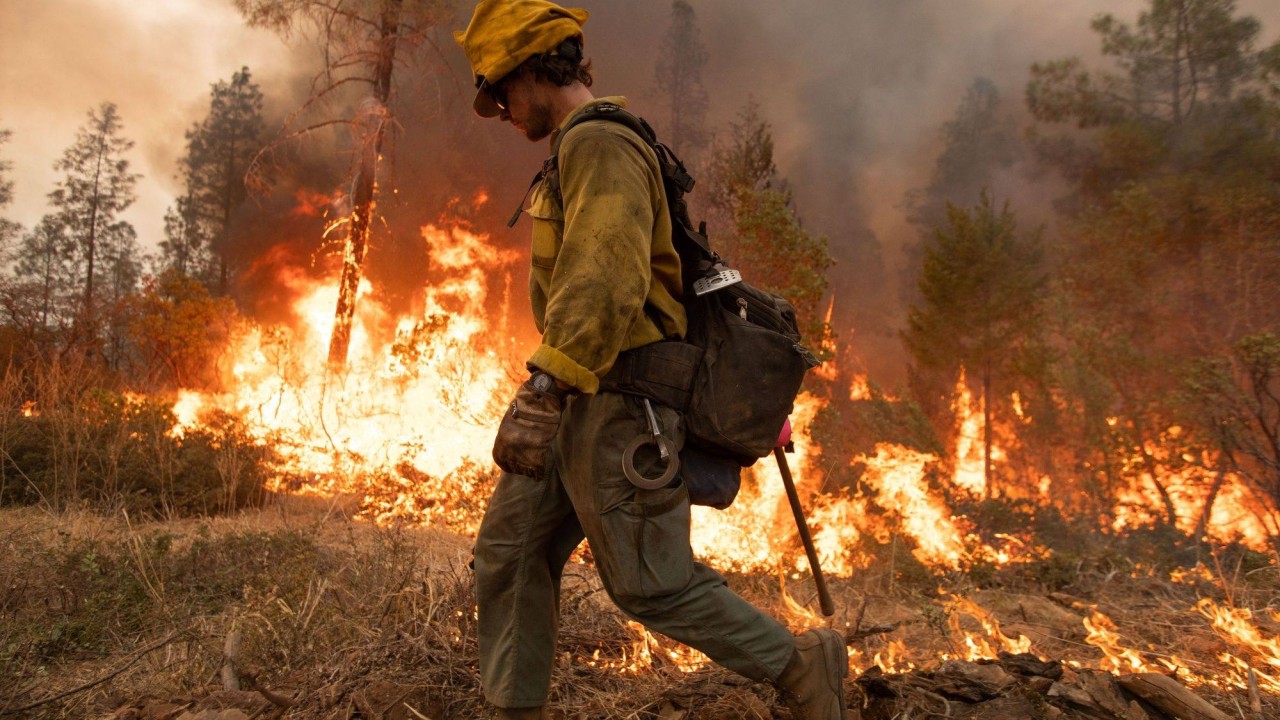 Orta Kaliforniya dağlarında hızla yayılan yeni orman yangını