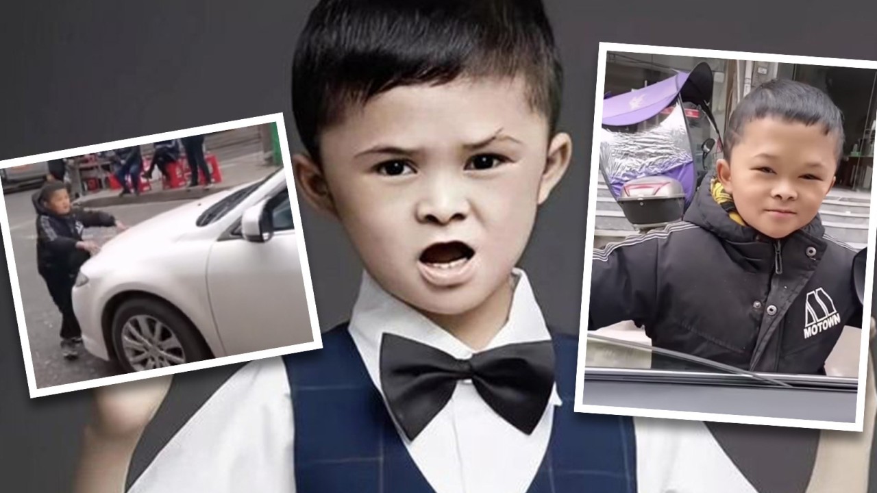 ‘Little Jack Ma’: Chinese child double of diminutive billionaire seen begging for money in traffic, reigniting online debate over exploitation