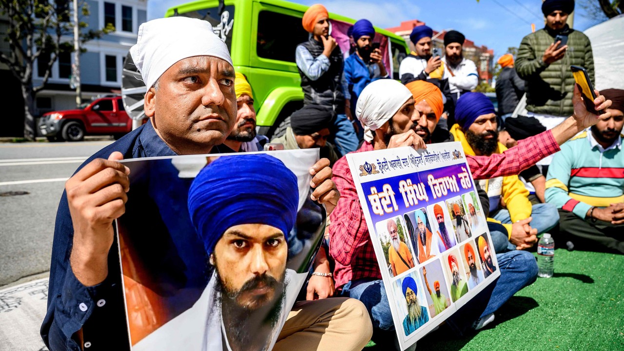 Anger mounts among Sikh diaspora as Indian police cut internet in search for fugitive separatist preacher Amritpal Singh