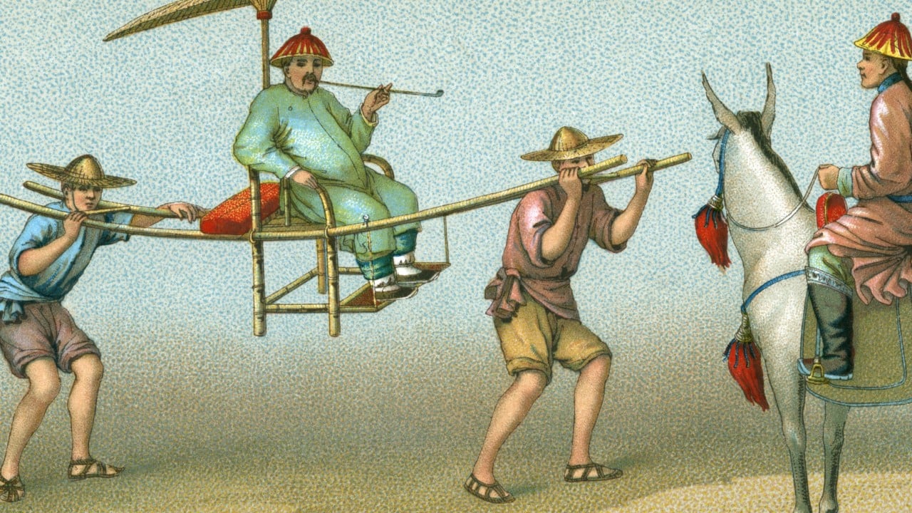 Sedan chairs for ancient China’s elite, a sedan permit for Singapore elite