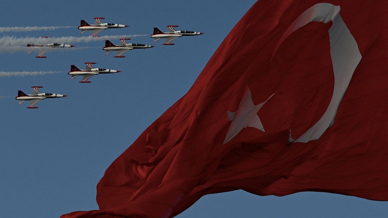 Turkey celebrates 100th anniversary of republic with fireworks and navy procession