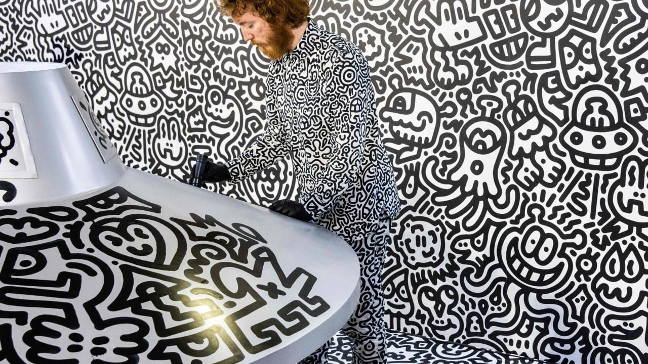 Freehand artist Mr Doodle comes to Hong Kong on mission to ‘doodle the world’: Briton’s work on show at K11 Musea and Pearl Lam Galleries
