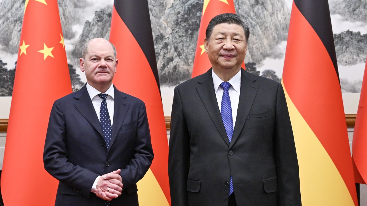 Ukraine’s Volodymyr Zelensky thanks Germany’s Olaf Scholz for diplomacy in China