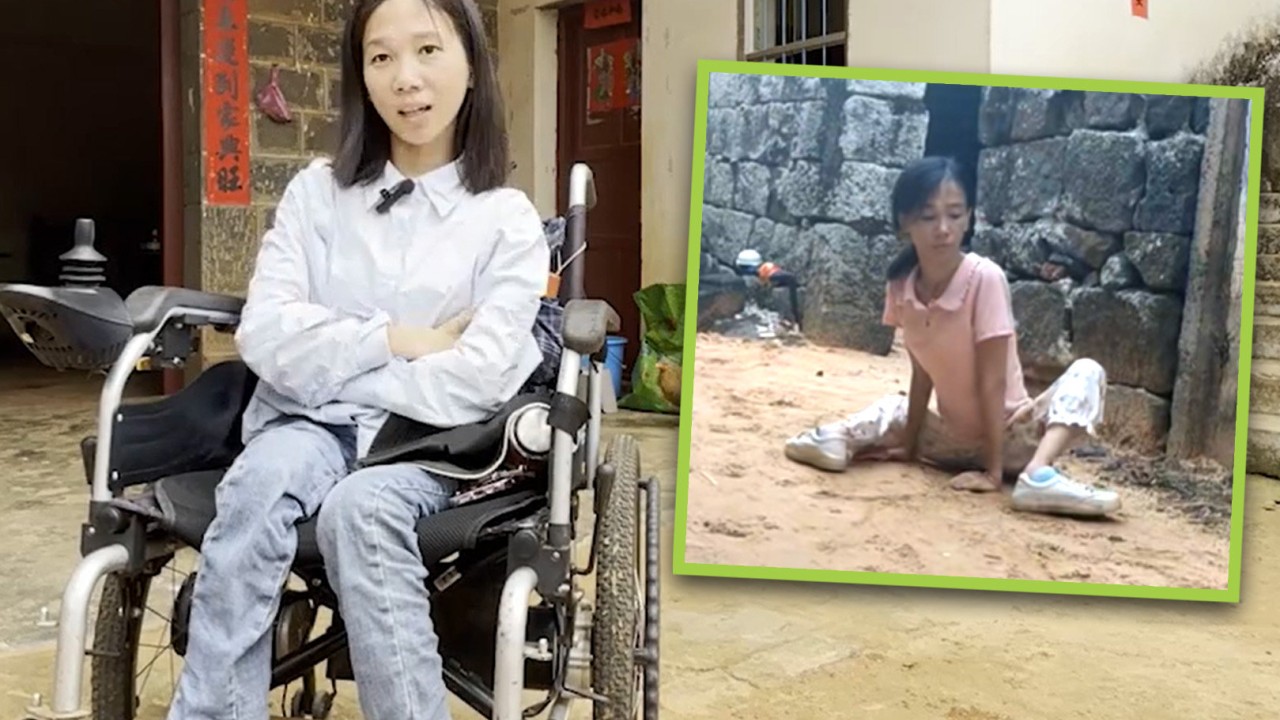 Disabled Chinese mother hits back after suffering ‘hurtful’ online abuse that she is ‘unfit’ to be parent