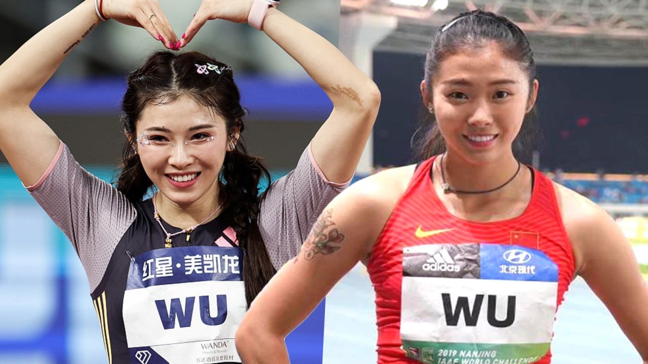 Wu Yanni: glamour girl China champion hurdler with tattoos, make-up and attitude set to shine at Paris Olympics 2024