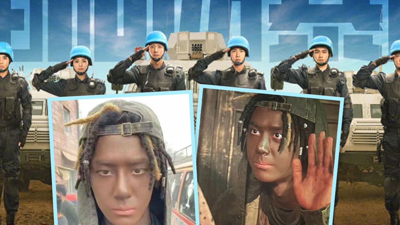 China actors face blackface backlash over makeup used in film about Chinese peacekeepers in war-torn Africa