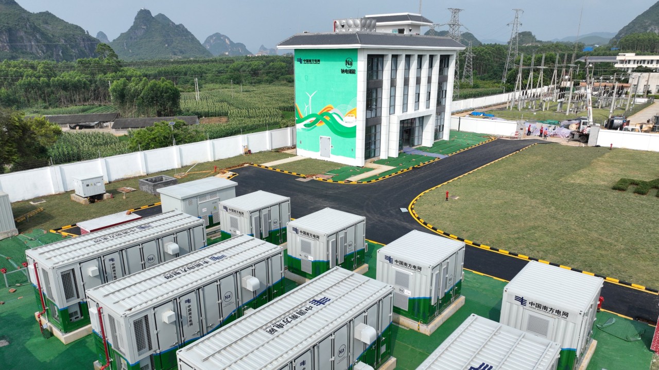 中国首个钠离子电池储能站可减少对锂的依赖
