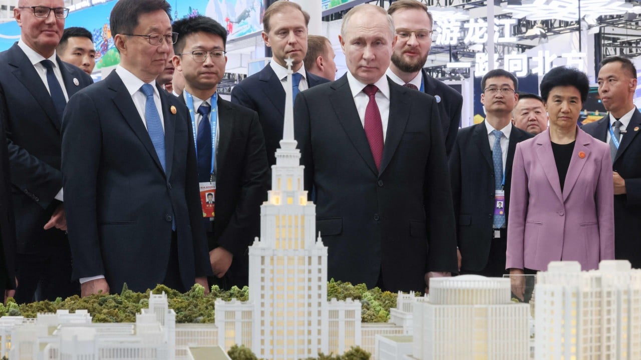 Vladimir Putin in push for stronger trade ties during visit to China’s northeast