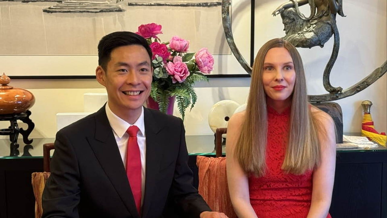 Son of former Hong Kong leader CY Leung marries Finnish girlfriend in ‘simple but grand’ home ceremony